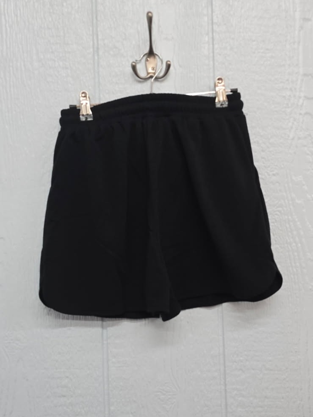 New Small Capella Black Women's Elastic Waist Shorts